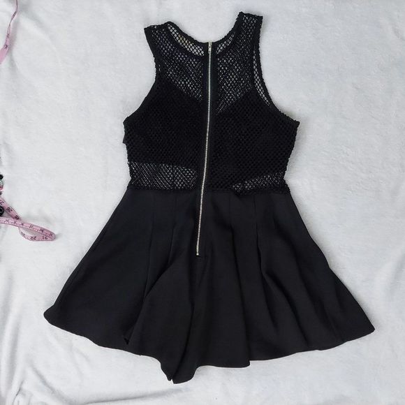 Luxxel Fish-net Wrap Romper, Small - Picture 12 of 15